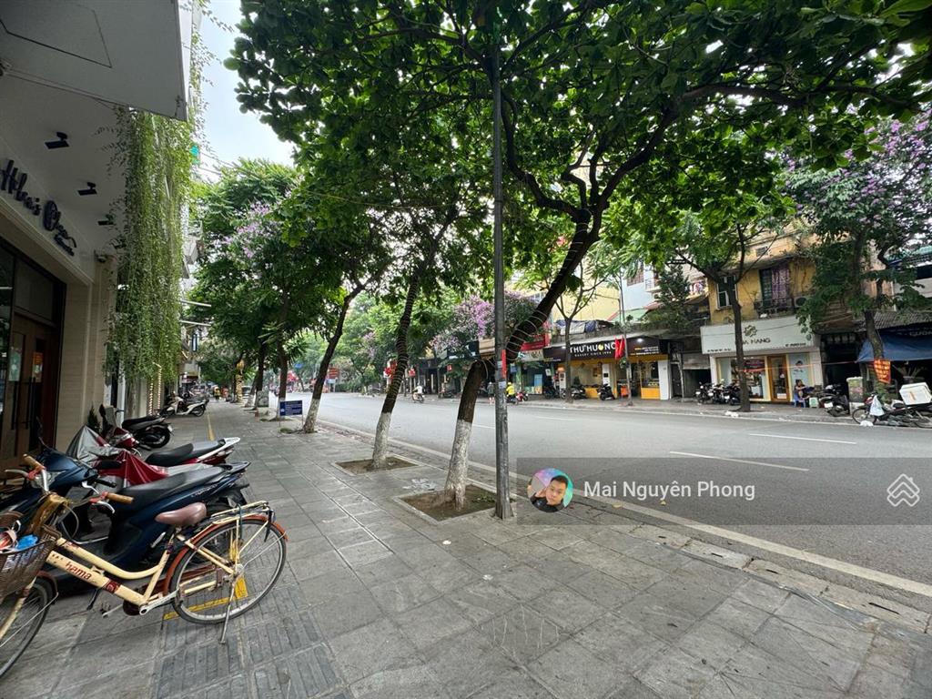 Bán đất mp trần thái tông,150m2 mt 10m,xây toà building ks hết ý,vỉa hè rộng,sổ vuông ko qh ko lỗi!