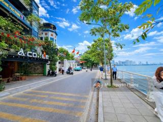 Bán apartment mặt hồ tây,140m2x7t,lô góc dt ổn định,vỉa hè rộng,phù hợp tích sản,qh ổn định!