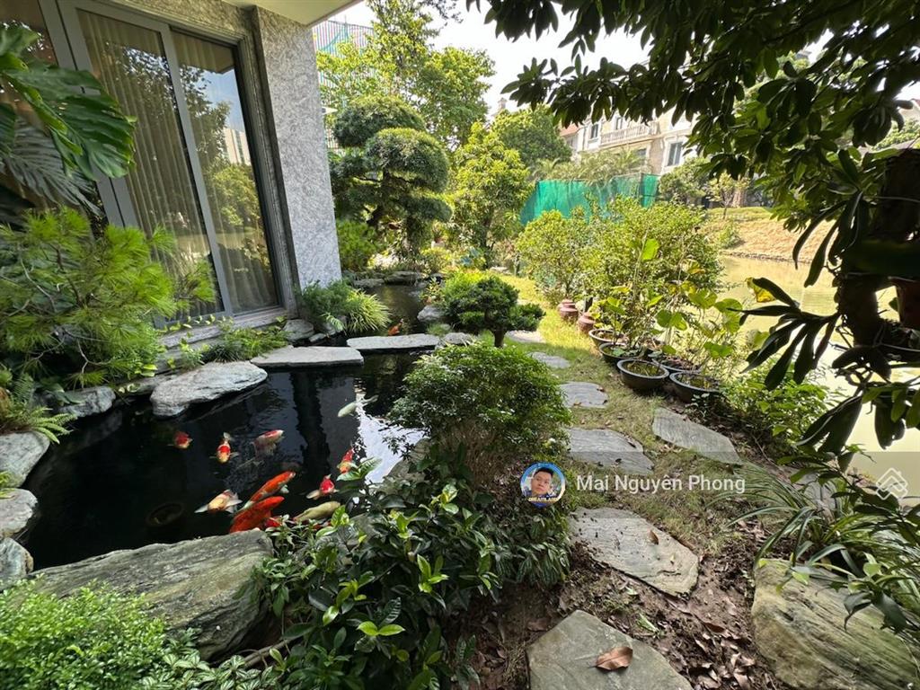 Biệt thự bằng lăng vinhomes riverside bán gấp,510m2 5t có hầm,view hồ,3 thoáng,nội thất cao cấp!