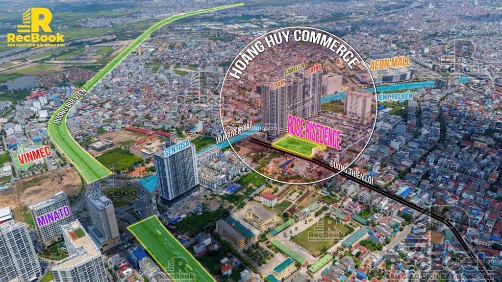 Hot căn 1,5n đẹp hiếm có tại hoàng huy commerce, đã có bìa, xách vali về ở luôn