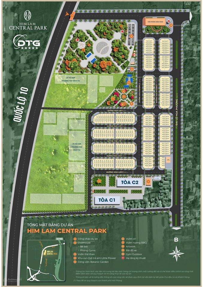 Bán liền kề 67,5m2 dự án him lam central park