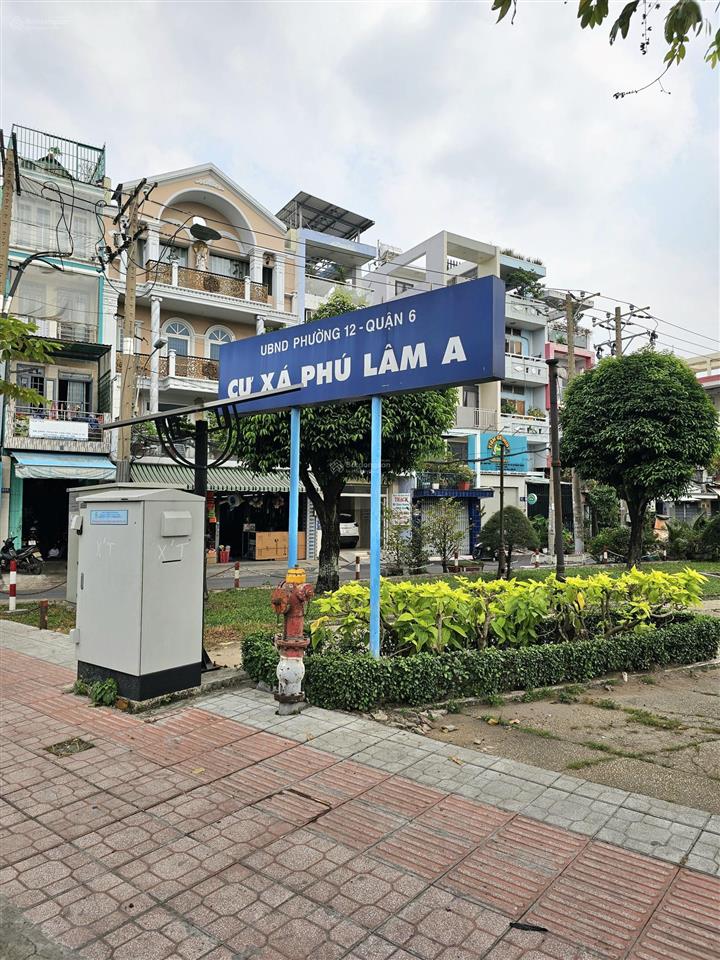 Nhà mặt tiền quận 6 cư xá phú lâm a .4mx19m.diện tích lớn giá tốt chỉ 9.1 tỷ còn thương lượng.