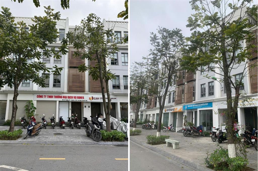 Bán shophouse the manor central park 99m2, 4 tầng, nhìn ra đường nguyễn xiển, gần tòa án hà nội