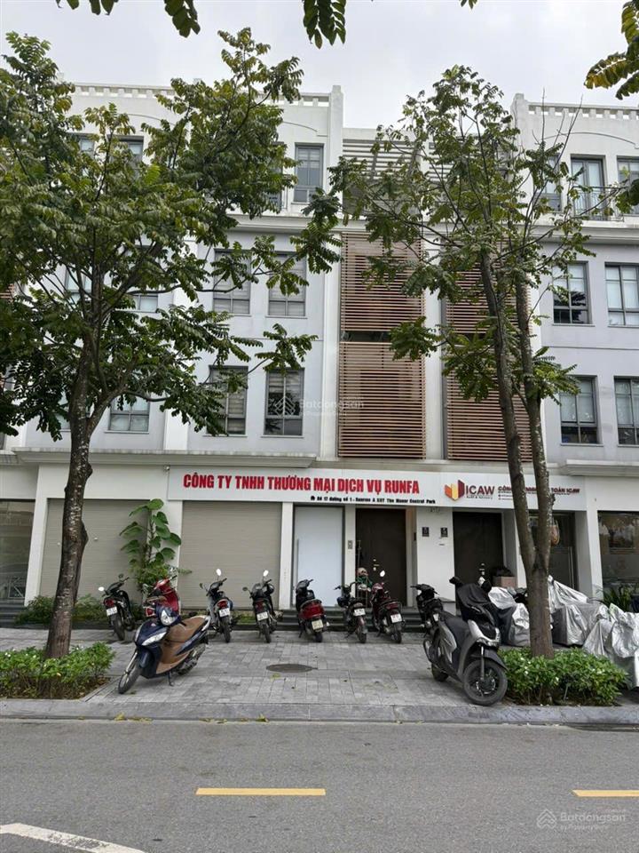 Bán shophouse the manor central park 99m2, 4 tầng, nhìn ra đường nguyễn xiển, gần tòa án hà nội