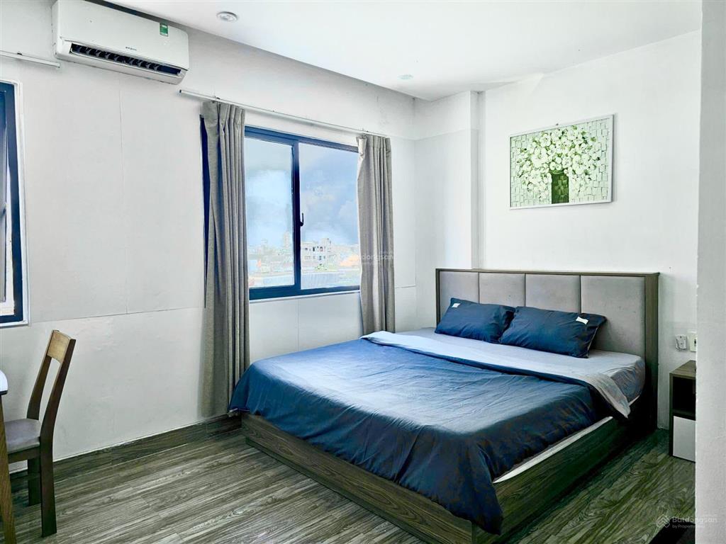 Cho thuê căn hộ quận 4 gần cầu khánh hội, đại học luật, bitexco, 1 phòng ngủ có ban công, thang máy