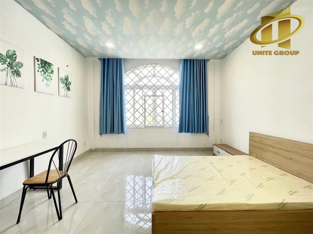 Cho thuê phòng quận 4 gần đh luật, cầu ông lãnh, đầy đủ nội thất, 1 phòng ngủ có thang máy