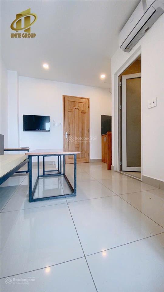 Cho thuê căn hộ quận 4 gần đh luật, cầu ông lãnh, đầy đủ nội thất, 1 phòng ngủ ban công, thang máy