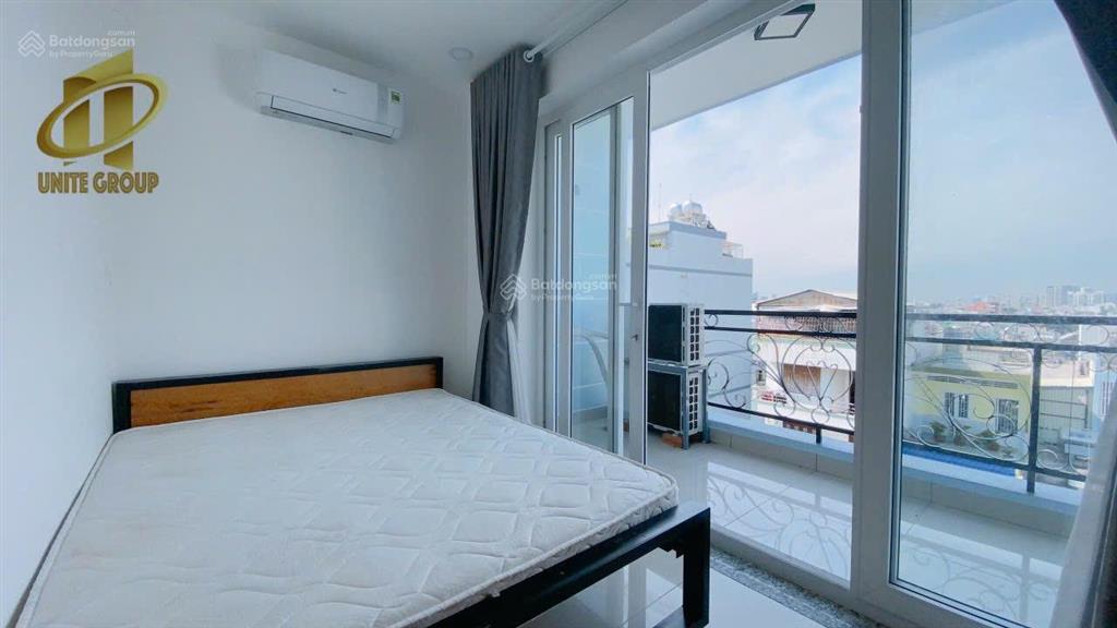 Cho thuê căn hộ quận 4 gần đh luật, cầu ông lãnh, đầy đủ nội thất, 1 phòng ngủ ban công, thang máy