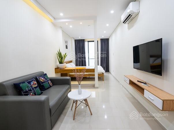 Cho thuê căn hộ quận 1 gần bùi viện, bộ công an, cầu ông lãnh 1pn ban công, full nội thất thang máy