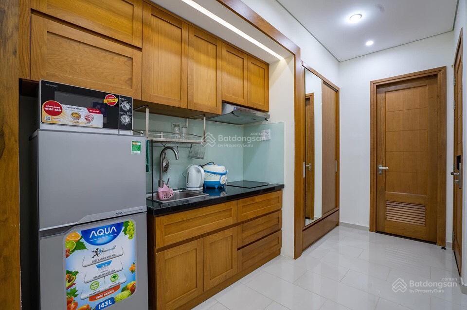 Cho thuê căn hộ quận 1 gần bùi viện, bộ công an, cầu ông lãnh 1pn ban công, full nội thất thang máy