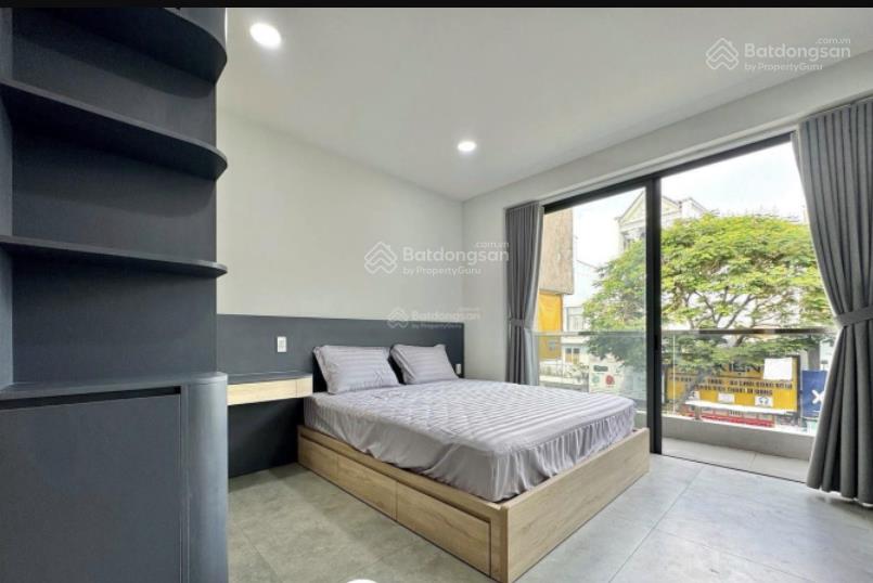 Cho thuê căn hộ quận 4 gần đh luật, cầu ông lãnh, đầy đủ nội thất, 1 phòng ngủ ban công, máy giặt