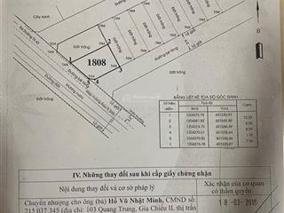 Bán đất 2 mặt tiền hẻm xe hơi diện tích đất thổ cư 92.9m hệ số xây dựng 3,5 rất cao