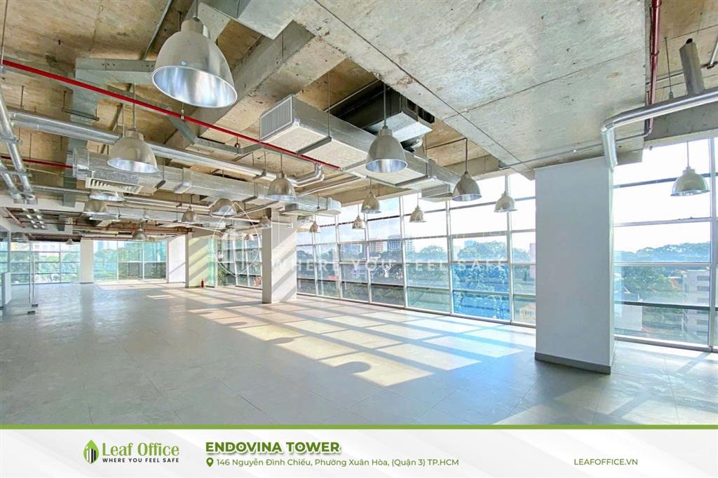 Cho thuê văn phòng tòa nhà endovina 146 nguyễn đình chiểu q3, dt đẹp, giá tốt chỉ 580k/m2/tháng