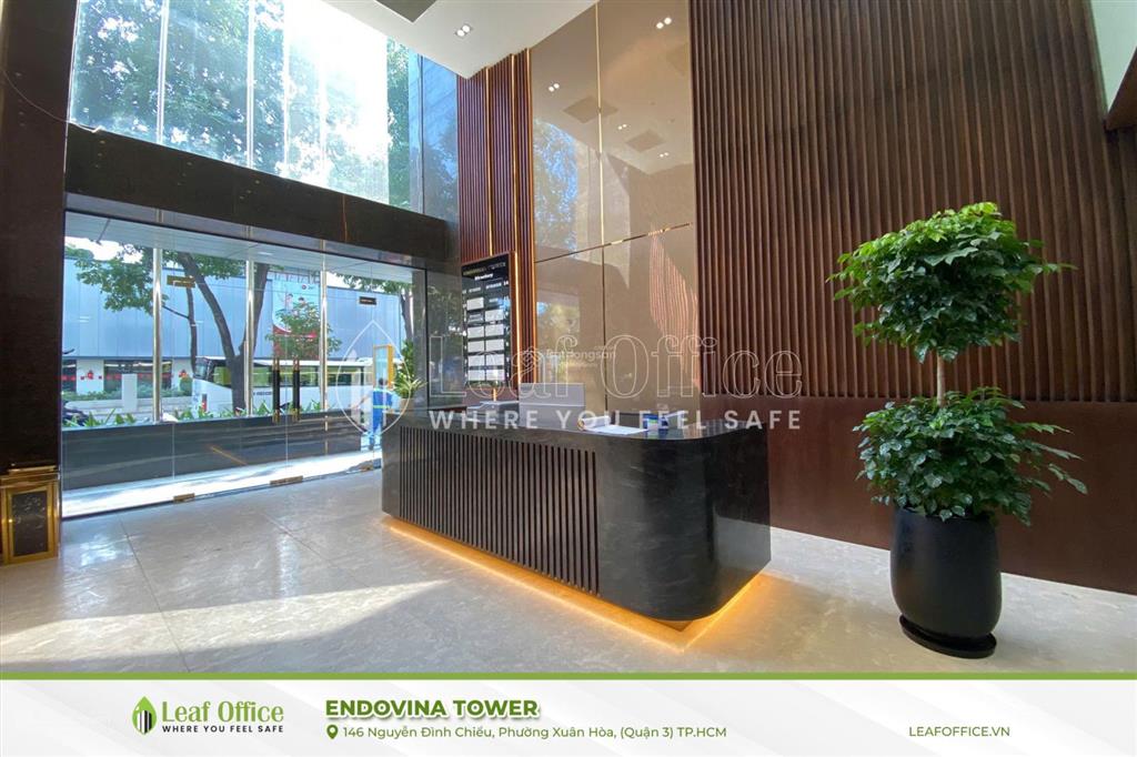 Cho thuê văn phòng tòa nhà endovina 146 nguyễn đình chiểu q3, dt đẹp, giá tốt chỉ 580k/m2/tháng