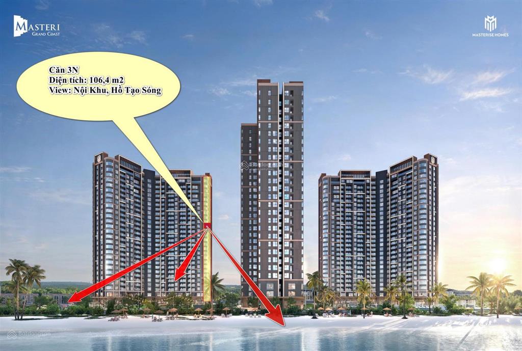 Bán căn 3pn 113m2 kính cong panorama ôm trọn hồ tạo sóng, lãi 0%, ân hạn 3 năm, l/h 0344 131 ***