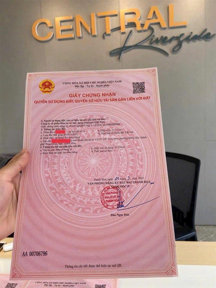 Bán liền kề 5 tầng tại trung tâm p. hạc thành  thanh hóa chỉ 5,9 tỷ