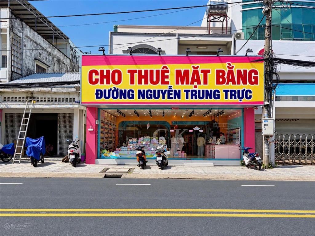 Cho thuê mặt bằng kinh doanh đường nguyễn trung trực, rạch giá, an giang