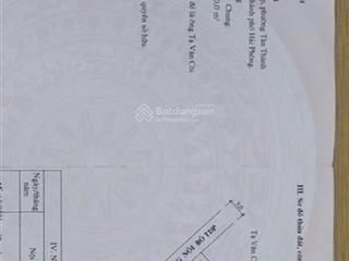 Chủ gửi bán đất tân thành dương kinh diện tích  100m2 ngang 5 nằm trên trục đường ngõ 5m đan