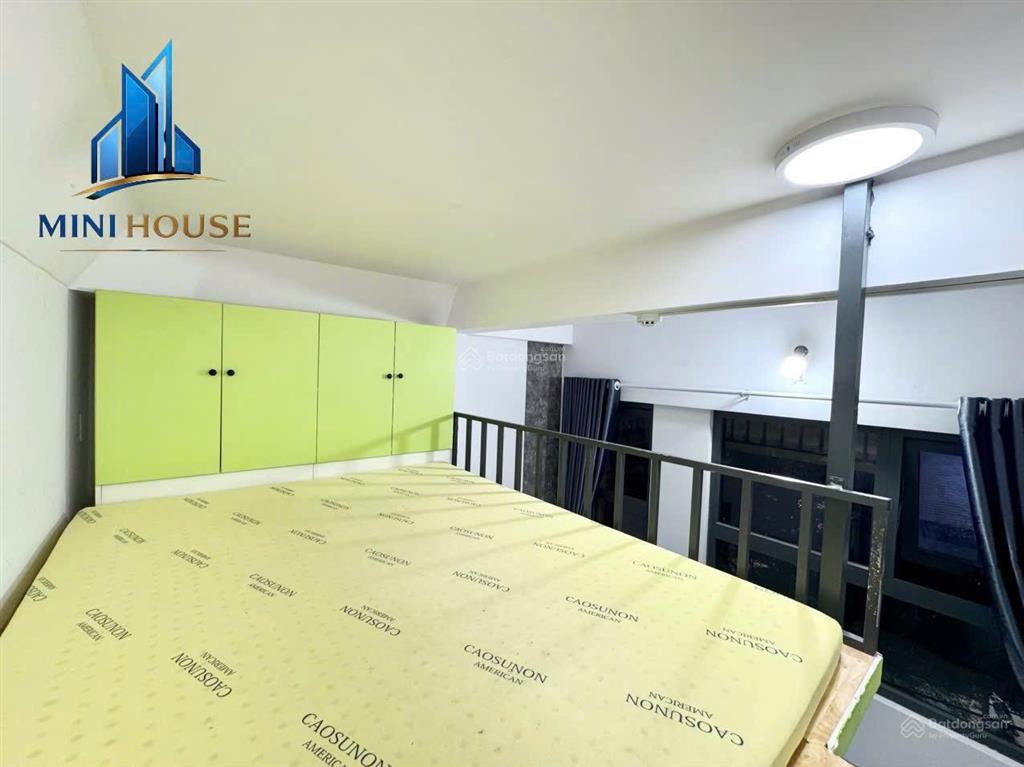 Duplex cửa sổ kính siêu thoáng không gian sáng, đẹp duplex gác cao, phòng rộng rãi ở cực thoải
