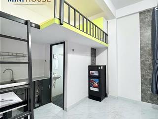 Duplex cửa sổ kính siêu thoáng không gian sáng, đẹp duplex gác cao, phòng rộng rãi ở cực thoải