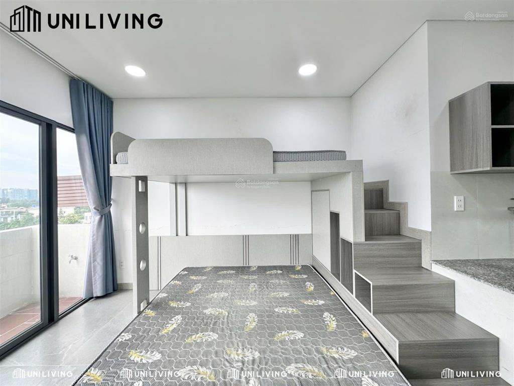 Studio full nội thất ban công rộng, gần ufm & khu công nghệ cao