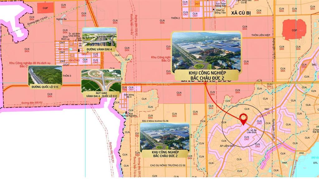 200m thổ cư ngay trục dẫn vào kcn bắc châu đức 5000ha chỉ 980tr sở hữu ngay.