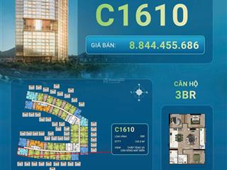 Căn hộ 3pn 105m² charmora city sun nha trang, sổ lâu dài, giá tts dự kiến 7,3 tỷ