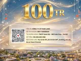 Chỉ từ 15,3 tỷ/căn liền kề nguyễn mậu tài, gia lâm, gần vinhomes ocean park, sở hữu lâu dài