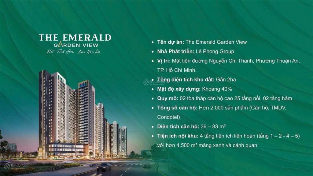 Bán lỗ sâu căn hộ a11812 dự án the emerald garden view của cđt lê phong
