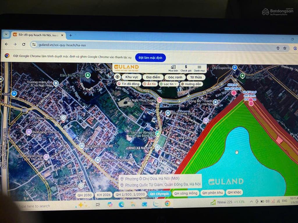 Bán đất thổ cư đường ô tô vào đất