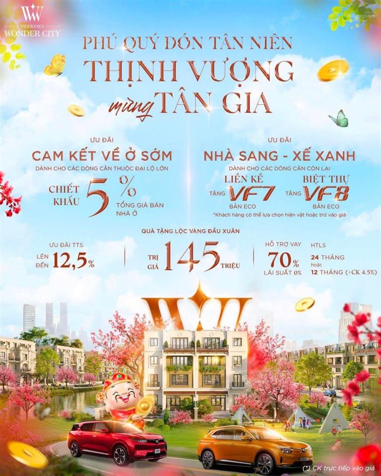 Bán biệt thự song lập 228m2 vinhomes wonder city đan phượng hà nội trực tiếp cđt vin quà tặng 2 tỷ