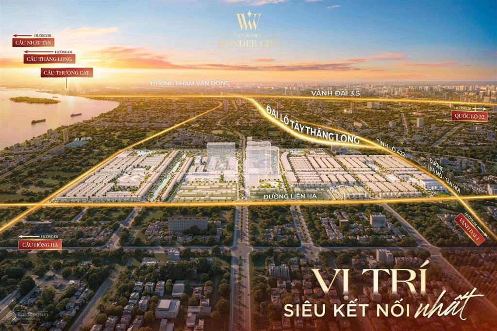 Shop đại lộ ban mai vinhomes wonder city đan phượng hà nội gần công viên trực tiếp cđt vin