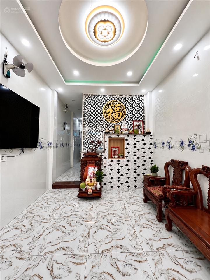 Siêu phẩm nhà 2 mặt tiền nhựa 10m hậu giang  quận 6, 4 tầng btct, 4x15m, nhỉnh 8 tỷ tl