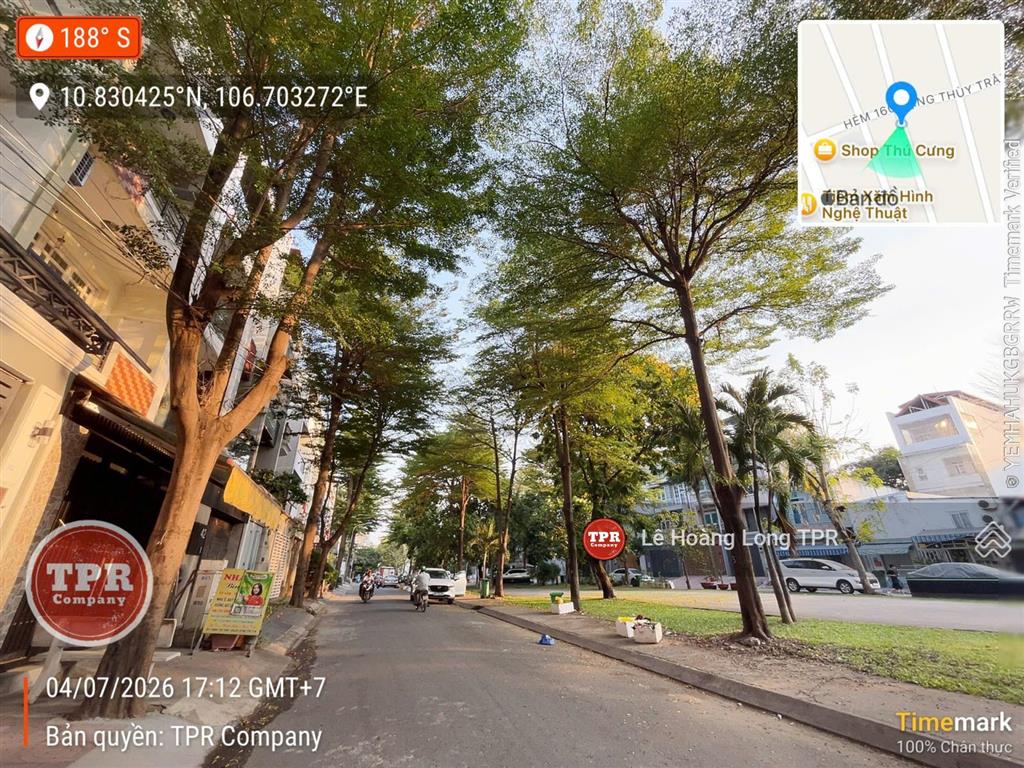 Nhà đẹp hầm + 4 tầng công viên đặng thùy trâm, vị trí thanh khoản cực cao. 4,5x22m vuông vức 15,7tỷ