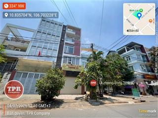 Nhà 5 tầng, xe hơi ngủ nhà đường bình lợi  đặng thùy trâm. dt 5,5x23,5m ~ 128m2. khu biệt thự vip