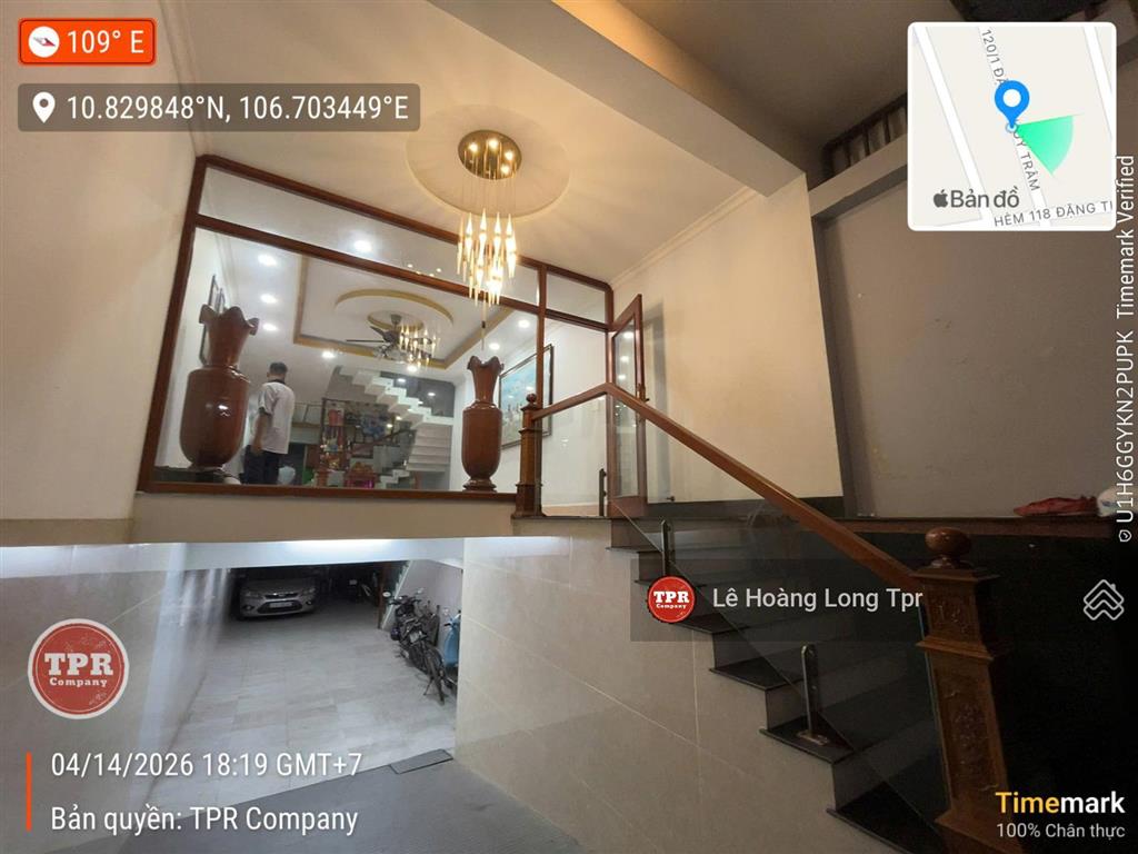 Nhà đẹp hầm + 4 tầng công viên đặng thùy trâm, vị trí thanh khoản cực cao. 4,5x22m vuông vức 15,7tỷ