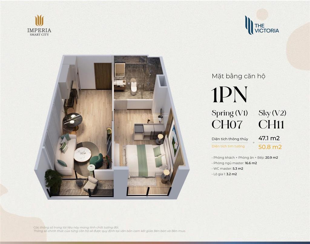 Chính chủ cần bán căn 1 ngủ 45m2 view bể bơi tòa v1