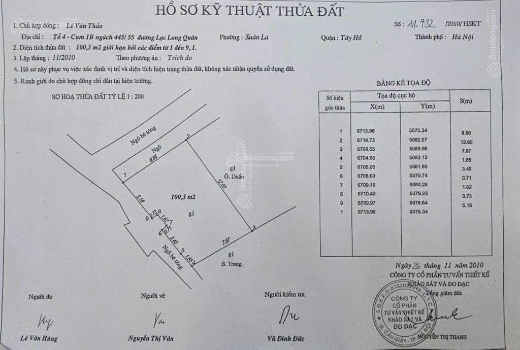 Bán đất tặng nhà cấp 4445 lạc long quântt tây hồgiá rẻ nhất thị trường100,3m25,86 tỷ