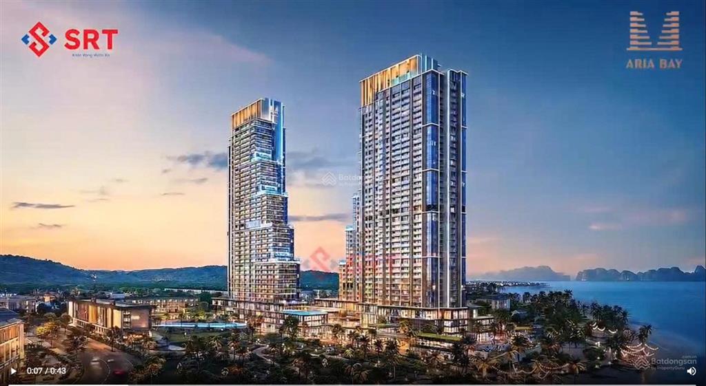 Mở bán căn góc 2 ngủ mặt biển quỹ ngoại giao dự án aria bay tầng trung full chiết khấu
