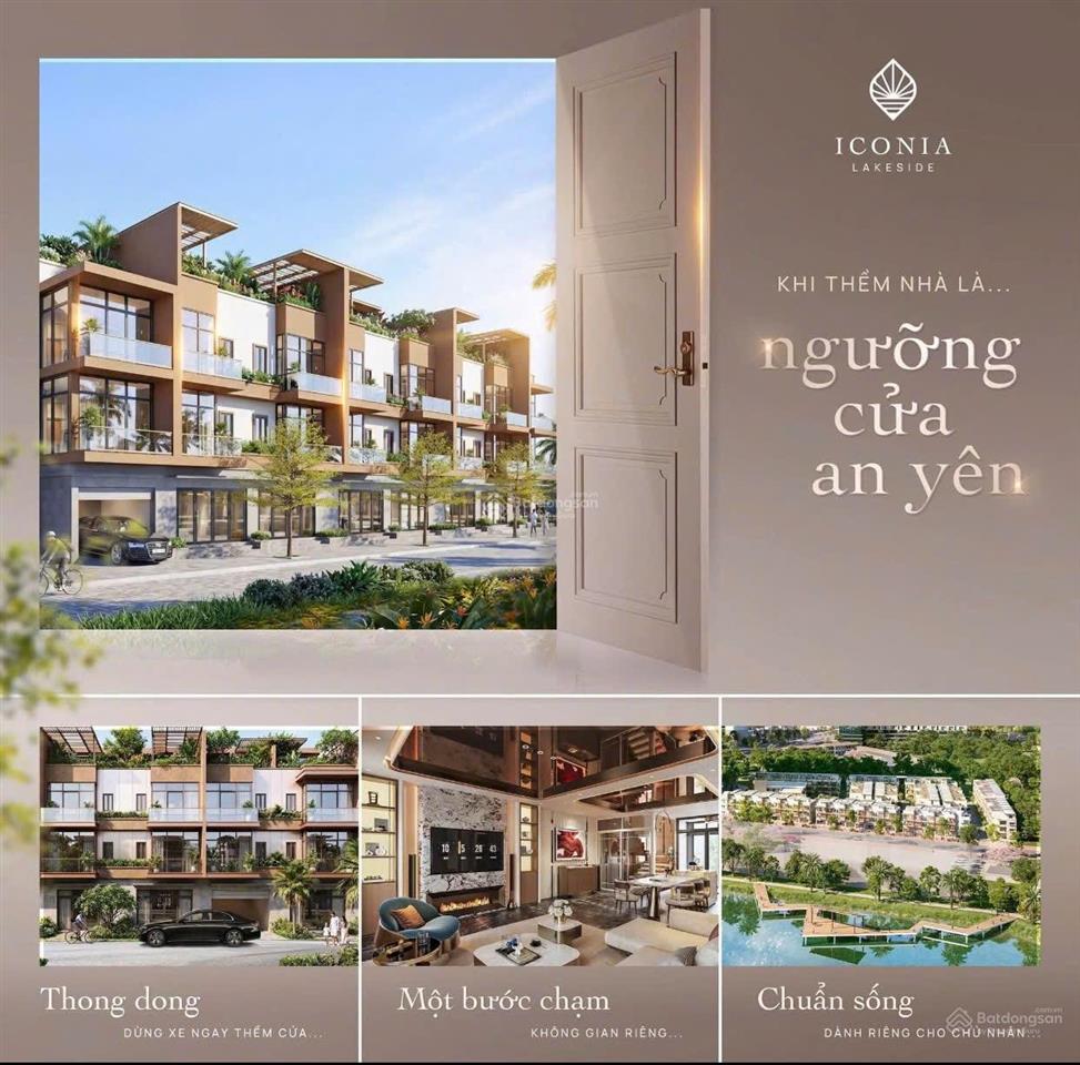 Biệt thự căn góc nội khu 54 tố hữu, 48,7 tỷ, 116,1m2, iconia lakeside