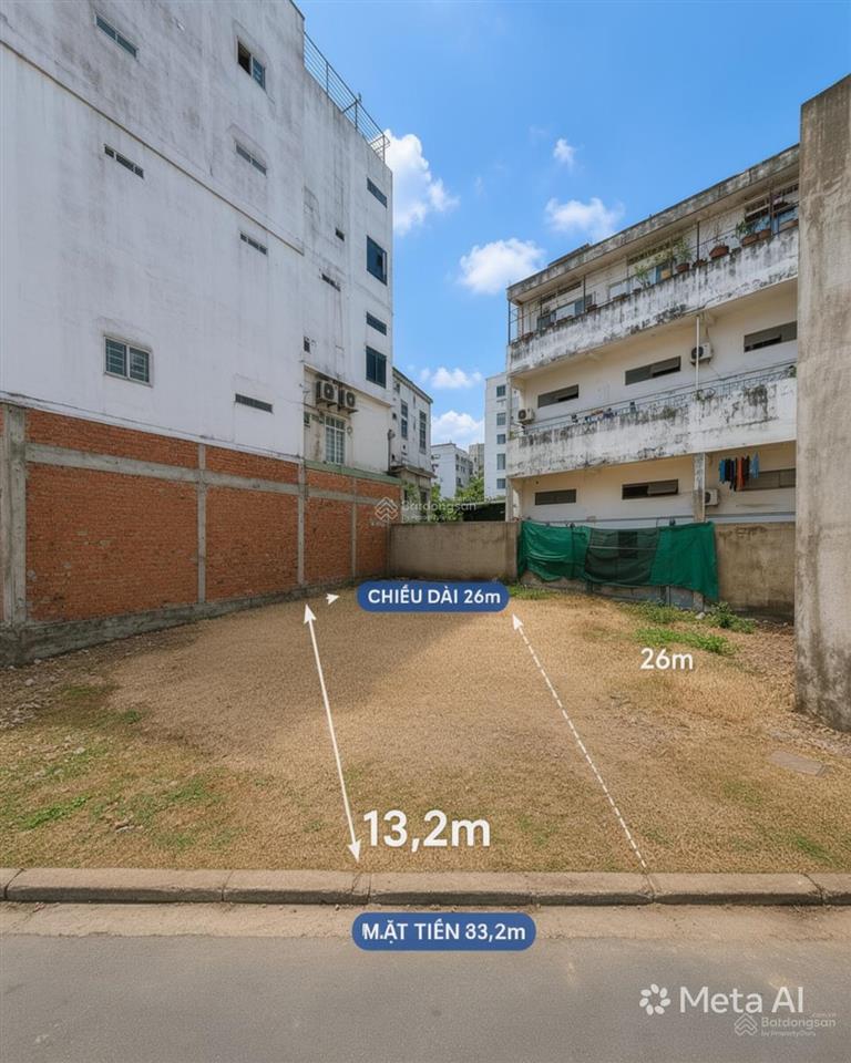 [q7] đất lớn 405m2mt võ thị nhờnở hậu xây được 8 tầng( có hầm)90 phòng có bản vẽ kiết kế sẵng