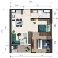 Giật mình vì rẻ! 2,3 tỷ sở hữu ngay căn 2pn  2wc tháp b view hồ bơi cực đỉnh tại a&t sky garden!