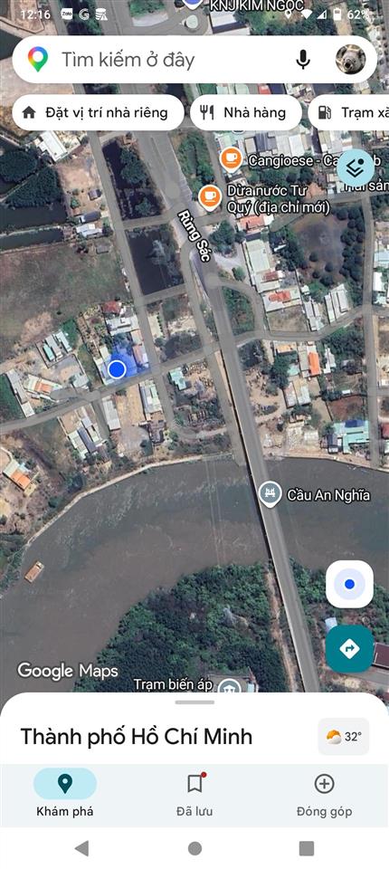 Bán gấp đất 996m² ,300m² thổ , tại ấp an nghĩa đường rộng 6 m², an thới đông, cần giờ  0906 819 ***