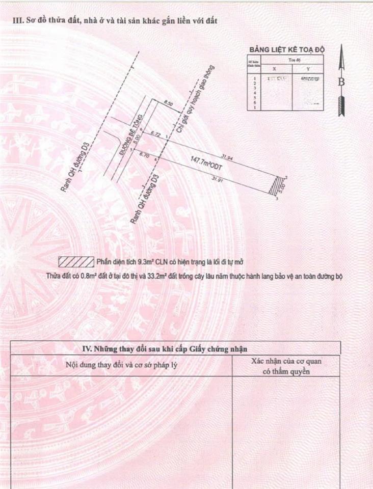 Bán đất 2mt trước sau ngay ngã ba ông xã, 190.8m2 chỉ 4tỷ3 tl chính chủ