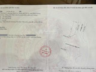 Bán đất kdc phú hồng thịnh 6 9 10, góc 2 mt ngang 6,5x22m chỉ 8ty5 tl