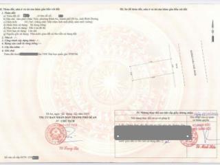 Bán đất dĩ an mt đường châu thới ngang 6x17m chỉ 4ty750 tl chủ