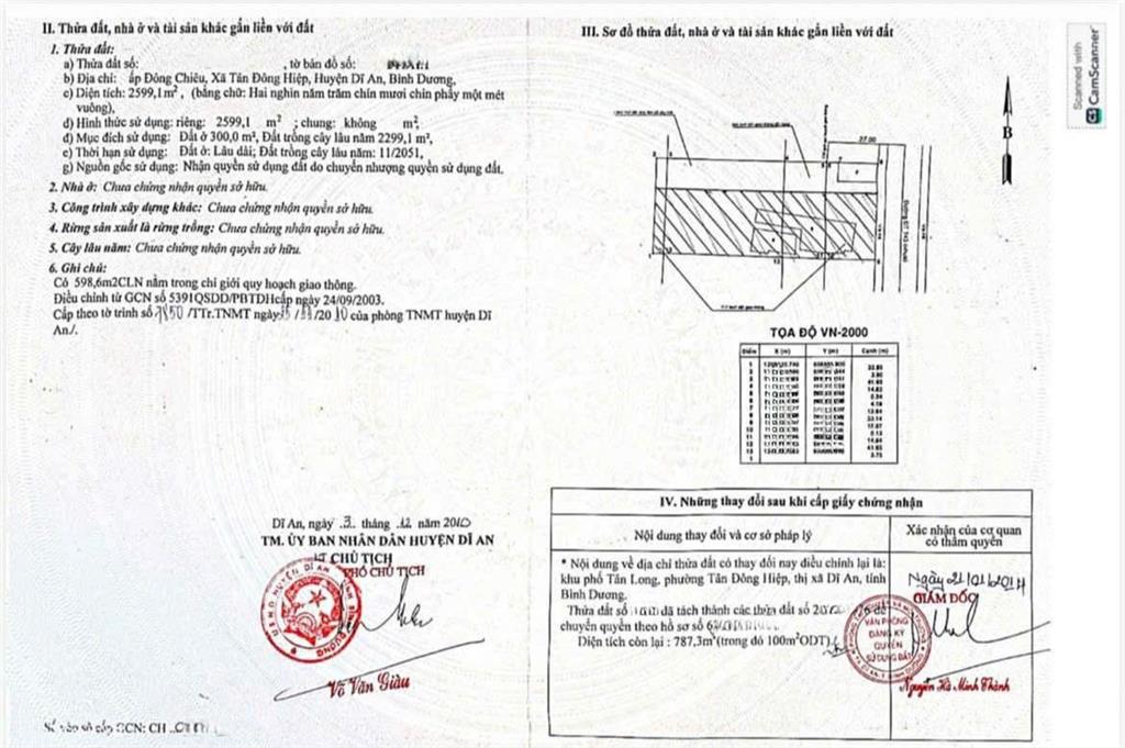 Bán đất lớn dĩ an mt đường đt743c, ngang 33x78m, gần vincom550 dĩ an