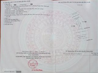 Bán đất kdc thuận giao 2, ngang 5x20m đối diện công viên chỉ 3ty350 tl quá rẻ