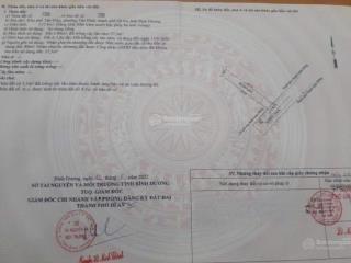 Bán đất gần trương văn vĩnh dĩ an, gần trường cấp 2 tân bình chỉ 3ty050 tl