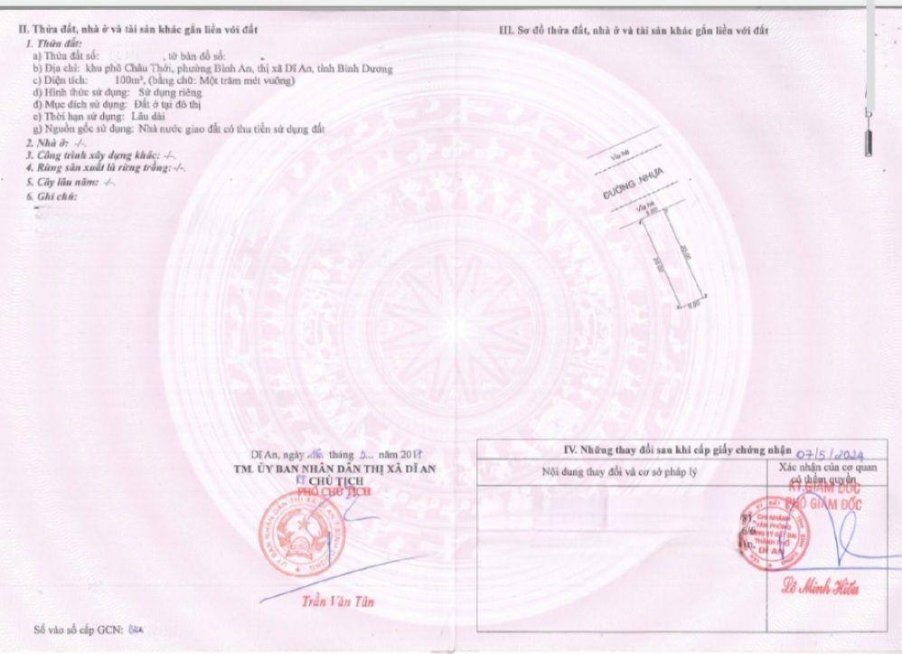 Bán nhà 1 trệt 1 lầu kdc châu thới, gần làng đại học chỉ 5ty4 tl mạnh